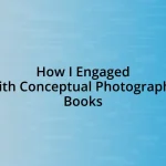 How I Engaged with Conceptual Photography Books